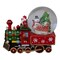 Northlight 8.5" Green and Red Christmas Train Snow Globe